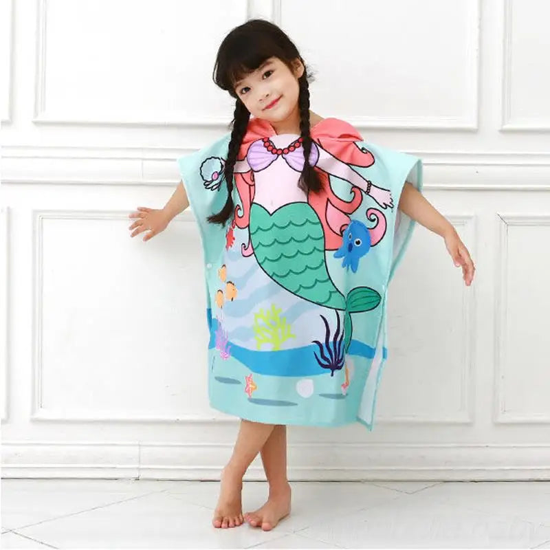 PONCHO DE BAIN BÉBÉ ET ENFANT  | SERVIETTE DE BAIN™