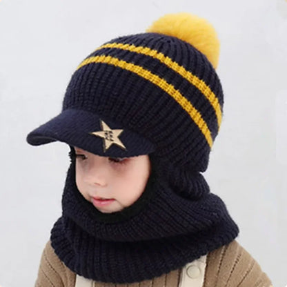 BONNET ENFANT HIVER 2 EN 1