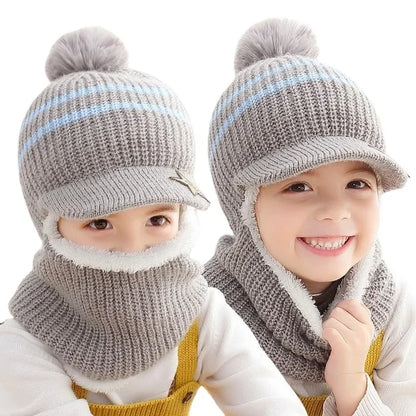 BONNET ENFANT HIVER 2 EN 1