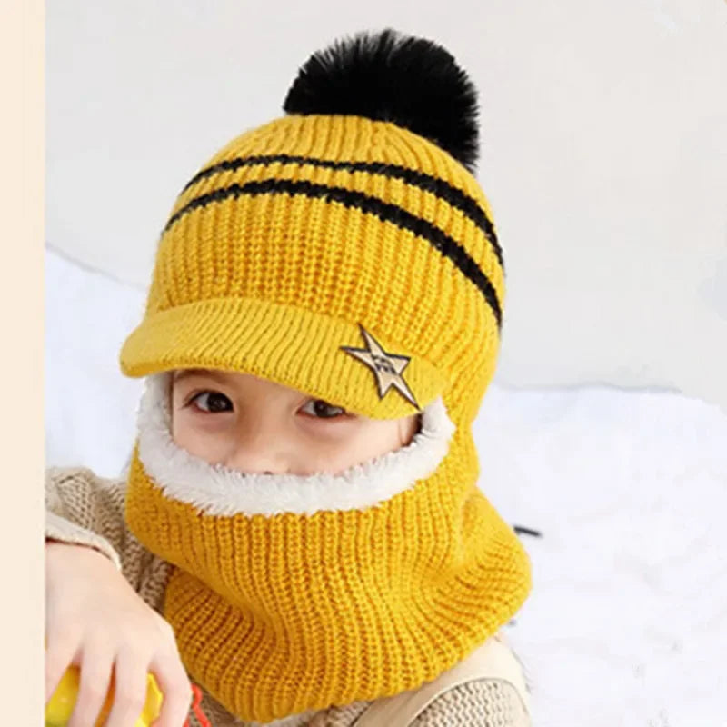 BONNET ENFANT HIVER 2 EN 1