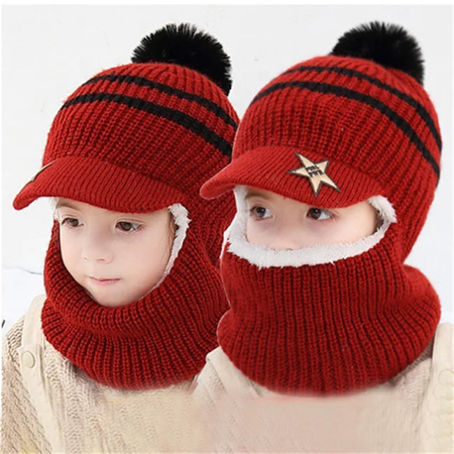 BONNET ENFANT HIVER 2 EN 1