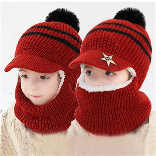 BONNET ENFANT HIVER 2 EN 1