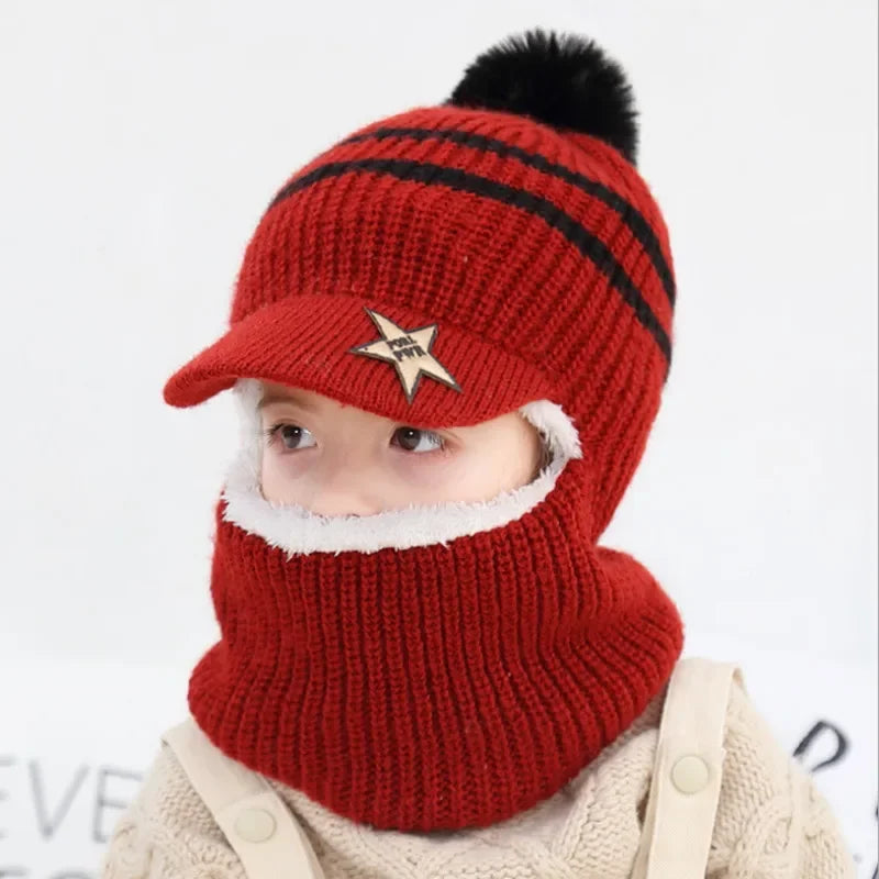 BONNET ENFANT HIVER 2 EN 1